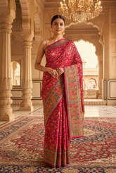 Exquisite Woven Silk Saree