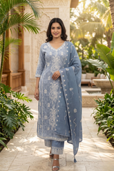 Chikankari Suit Set