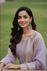 Regal Suit with Pure Banglory Silk Jacquard Dupatta