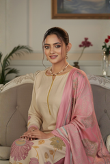 Elegant Floral Woven Suit