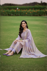 Regal Suit with Pure Banglory Silk Jacquard Dupatta