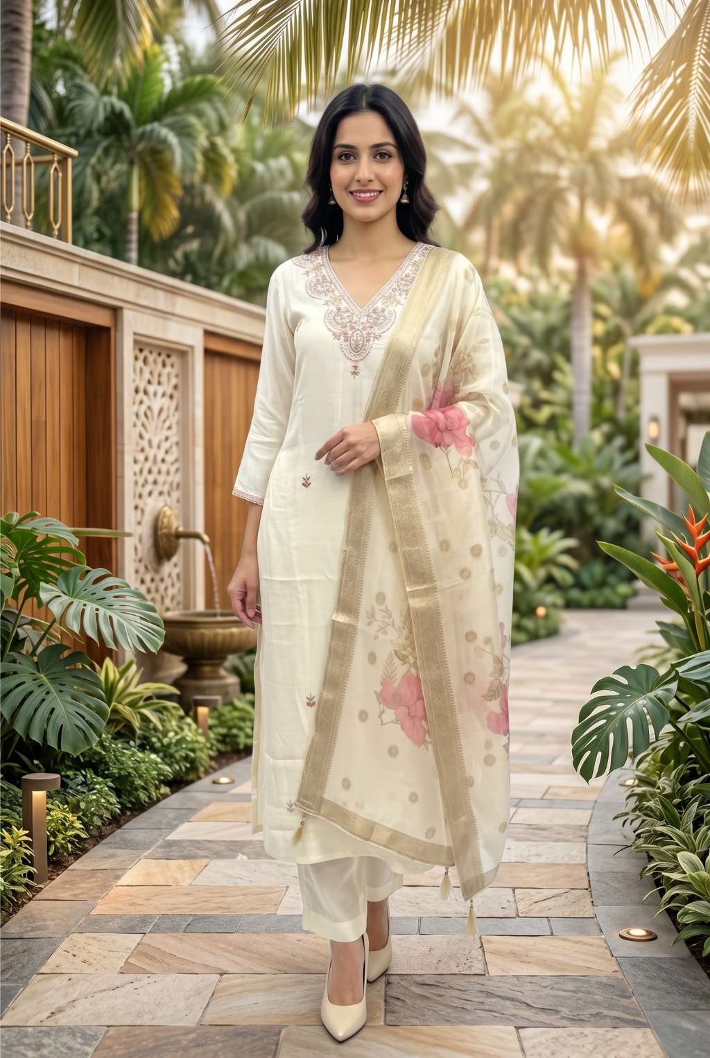 The Blossom & Pearl Suit Set