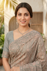Mystique Paisley Embroidered Saree