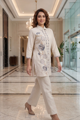 Luxe Off-White Meadow Co-ord