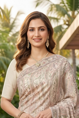 Ethereal Kashmiri-Style Paisley Saree