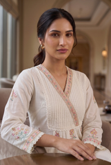 The Ivory Oasis Angrakha Set