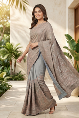 Mystique Paisley Embroidered Saree