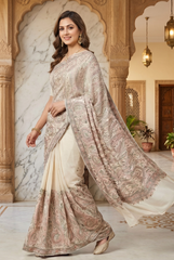 Ethereal Kashmiri-Style Paisley Saree