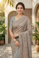 Mystique Paisley Embroidered Saree