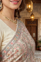 Ethereal Kashmiri-Style Paisley Saree