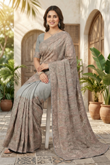 Mystique Paisley Embroidered Saree